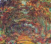 Claude Monet The rose way in Giverny France oil painting artist